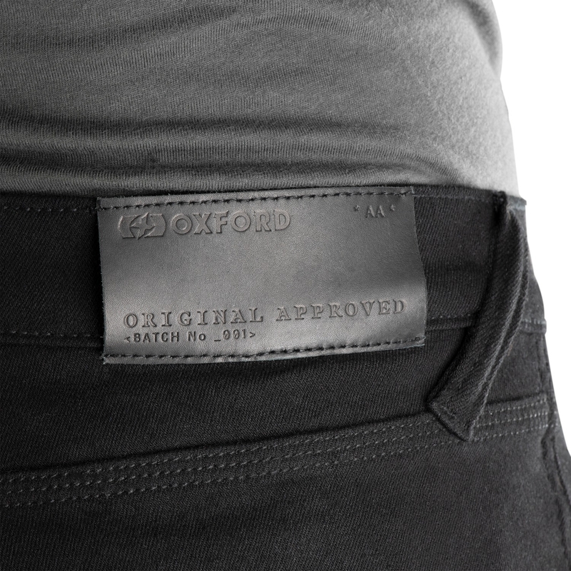 Sieviešu džinsi OXFORD ORIGINAL APPRAVED SUPER STRETCH JEANS AA SLIM FIT melni