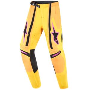 Alpinestars Techstar Nomur bērnu motokrosa bikses Orange-Yellow-Pink