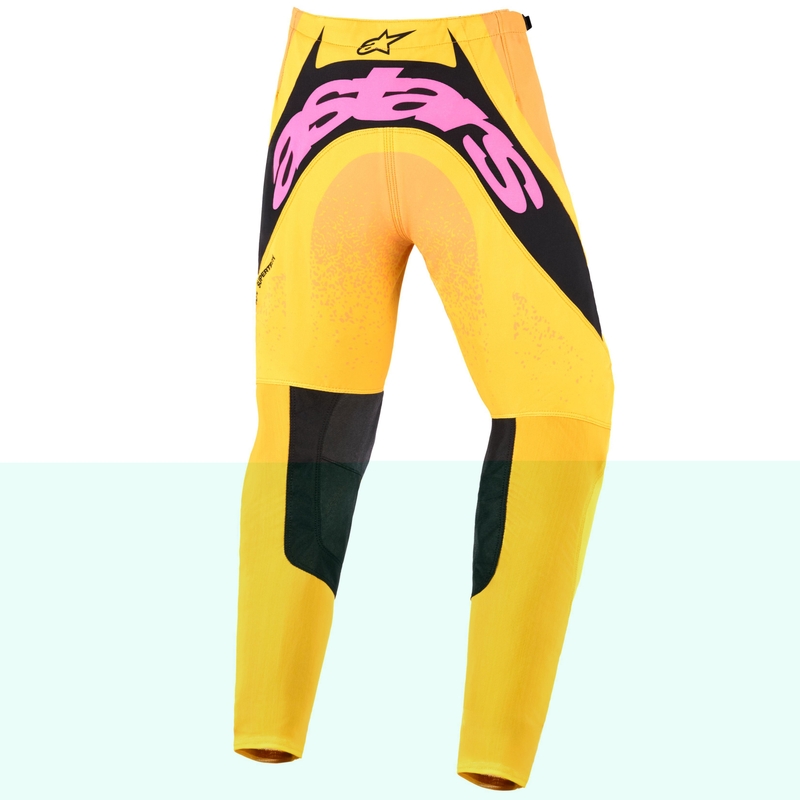 Alpinestars Techstar Nomur bērnu motokrosa bikses Orange-Yellow-Pink