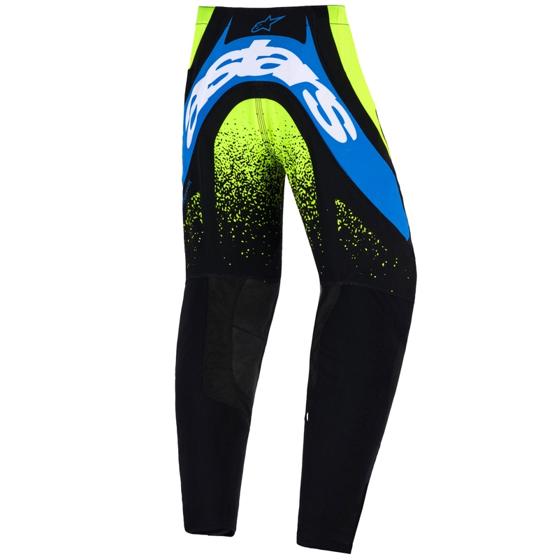 Alpinestars Techstar Nomur bērnu motokrosa bikses tumši zilas-fluo dzelteni-zilas