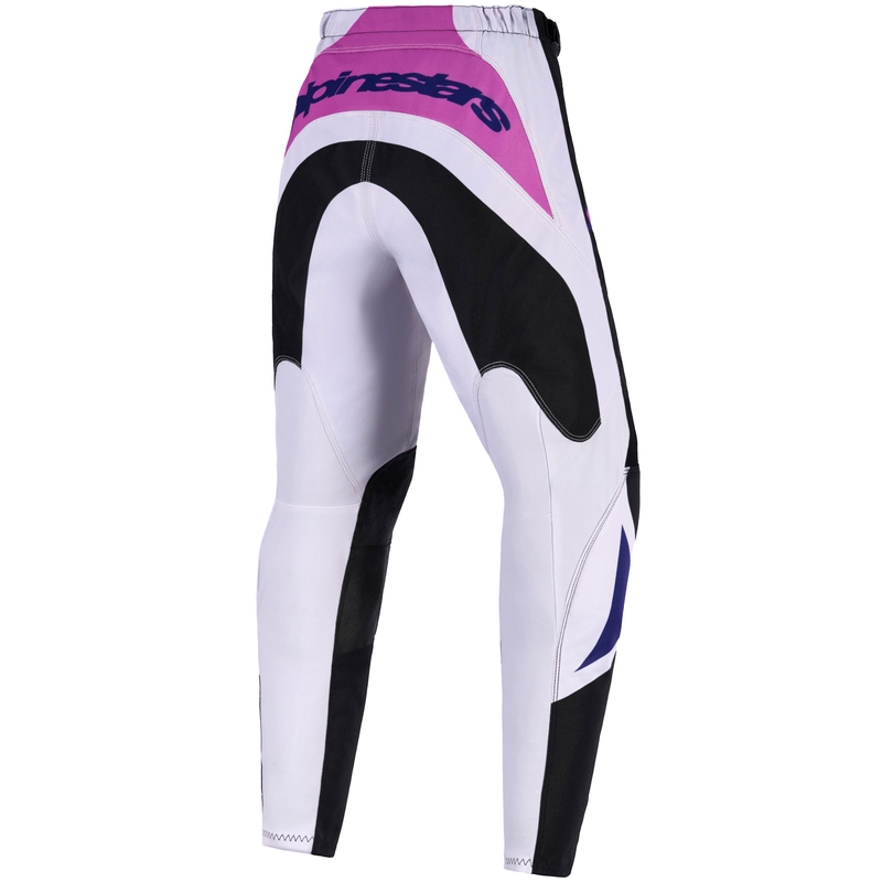Alpinestars Fluid Grid bērnu motokrosa bikses Black-Light Grey-Purple