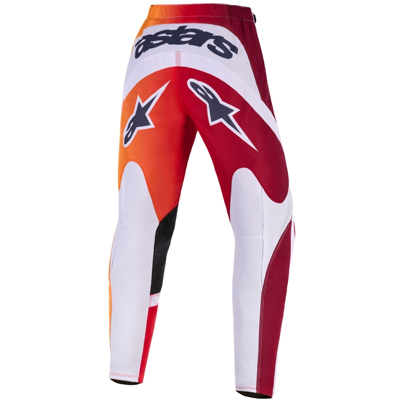 Alpinestars Fluid Portl Red-Orange-Light Grey bērnu motokrosa bikses