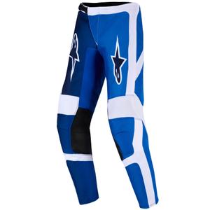 Alpinestars Fluid Portl Blue and White bērnu motokrosa bikses