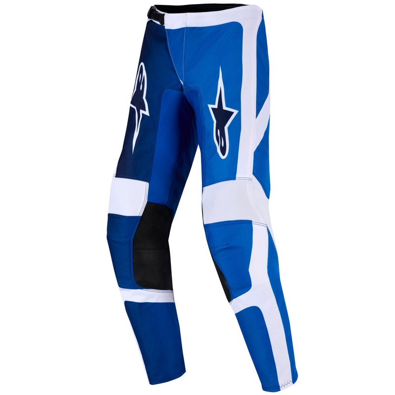 Alpinestars Fluid Portl Blue and White bērnu motokrosa bikses