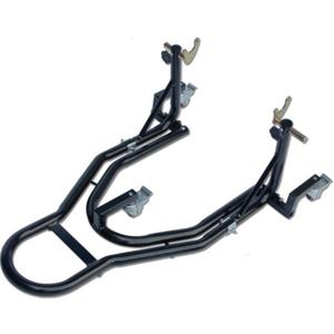 Mobilais motocikla aizmugurējais bagāžnieks Q-TECH melns