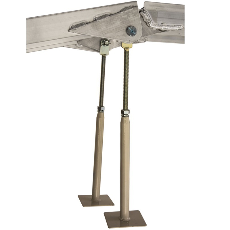 Q-TECH HD alumīnija saliekamā rampa 1 pāris