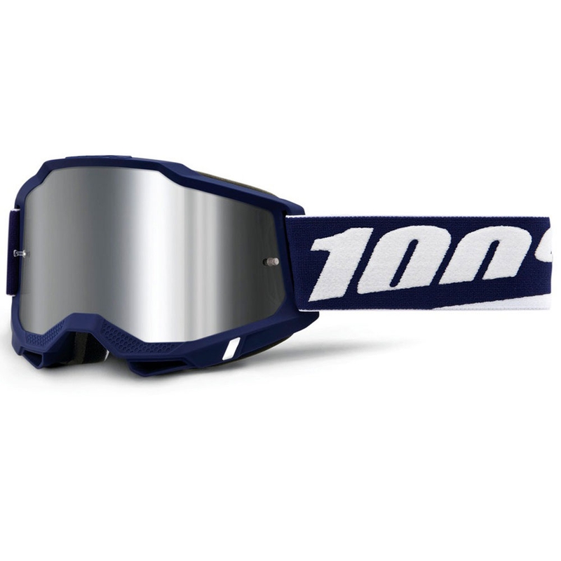 Motokrosa brilles 100% ACCURI 2 Mifflin ar sudraba pleksi