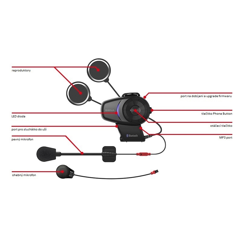 Bluetooth brīvroku austiņas SENA 10S