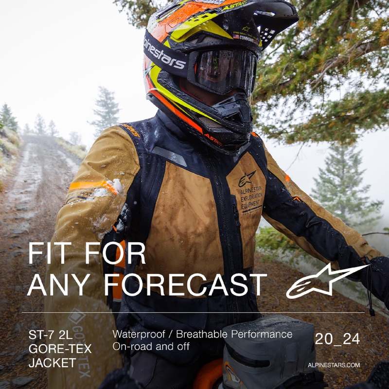 Alpinestars ST-7 Gore-Tex jaka brūni melna