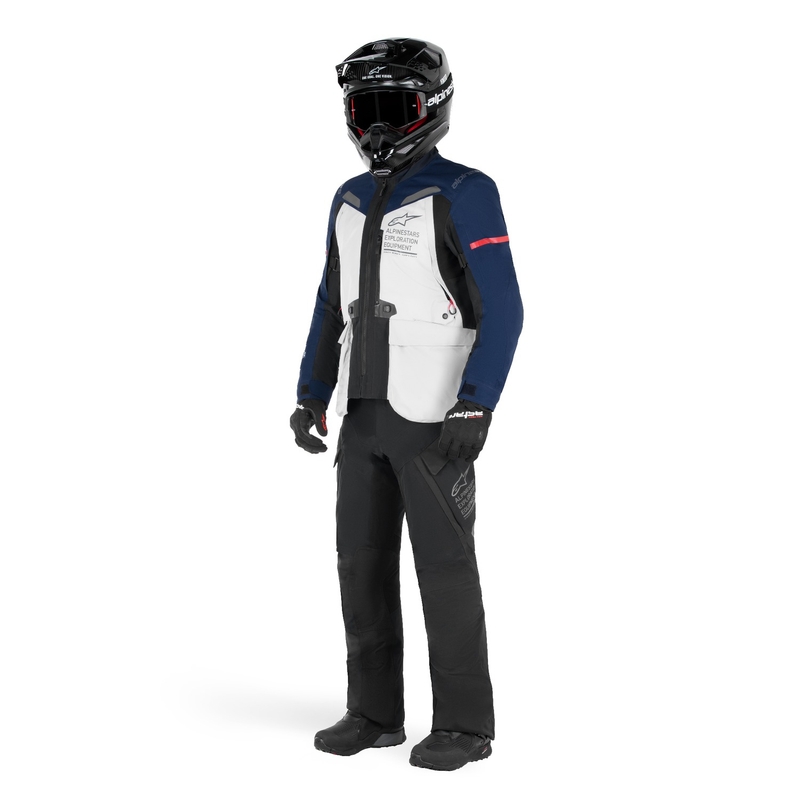 Alpinestars ST-7 Gore-Tex gaiši pelēki zili melna jaka