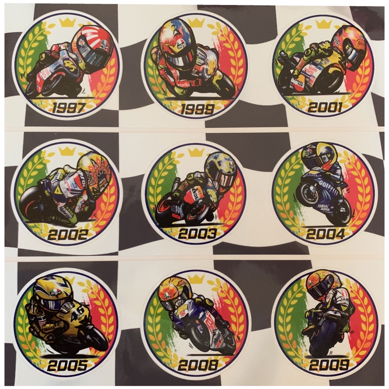 Valentino Rossi uzlīmju komplekts