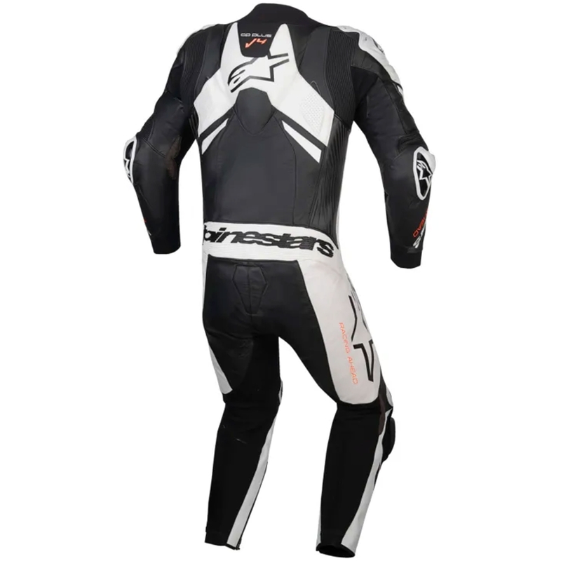 Alpinestars GP Plus V4 Sprint, Tech-air saderīgs melns-balts-sarkans fluo