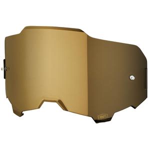 Plexiglass motokrosa aizsargbrillēm 100% ARMEGA spoguļzelts (pret miglošanos)