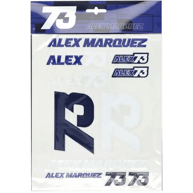 Alex Marquez 73 uzlīmju komplekts
