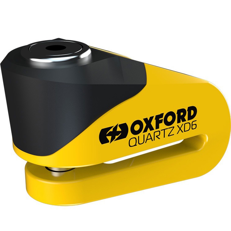 Disku bremžu bloķētājs Oxford Quartz XD6 dzelteni melns