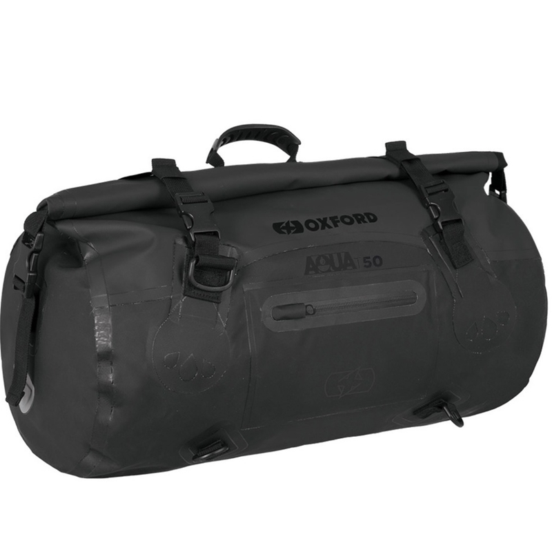 Ūdensnecaurlaidīgs Oxford Aqua T-50 Roll Bag 50 l melns