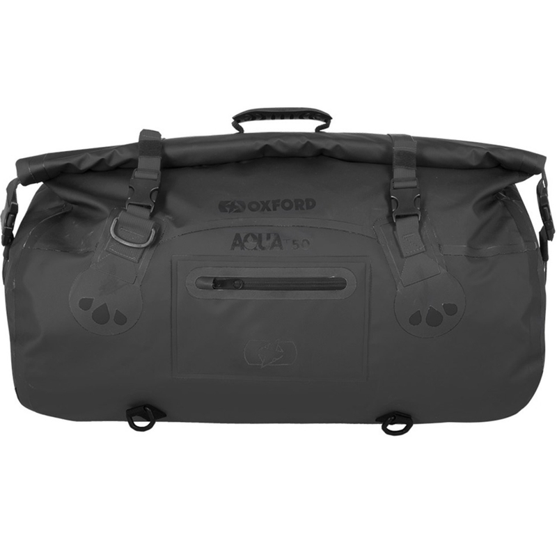 Ūdensnecaurlaidīgs Oxford Aqua T-50 Roll Bag 50 l melns