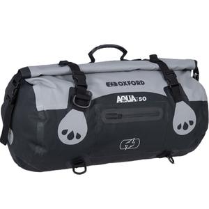 Ūdensnecaurlaidīgs Oxford Aqua T-50 Roll Bag 50 l melns-pelēks