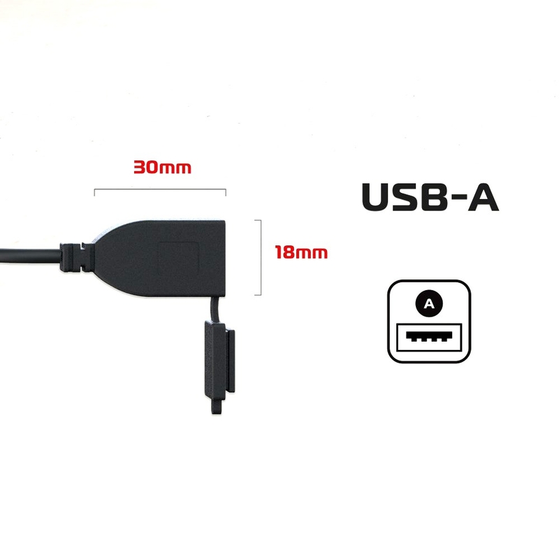Uzlādējama kontaktligzda Oxford USB-A 5V/3A tips