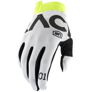 Motokrosa cimdi 100% - ASV ITRACK RACR balti