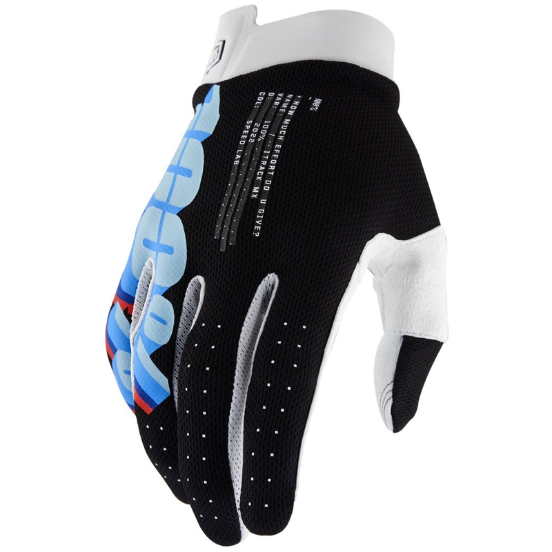 Motokrosa cimdi 100% - ASV ITRACK melni