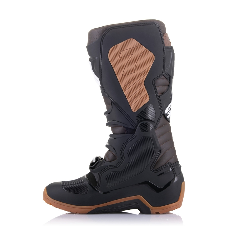 Alpinestars Tech 7 Enduro Black-Dark Brown Motociklu zābaki