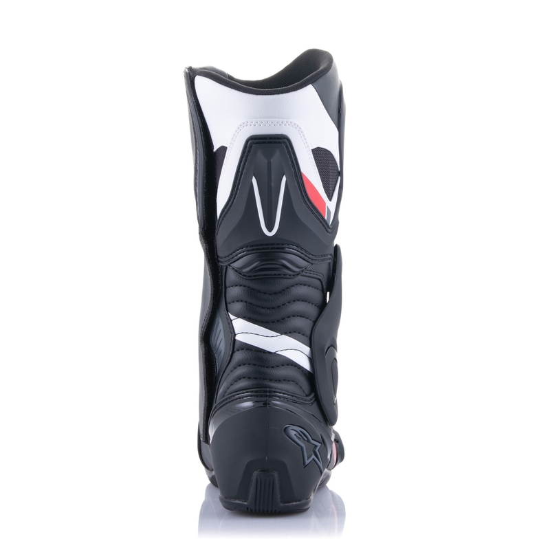 Alpinestars S-MX 6 melni-balti-pelēki-sarkani motocikla zābaki