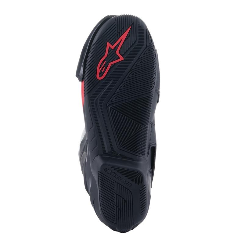Alpinestars S-MX 6 melni-balti-pelēki-sarkani motocikla zābaki