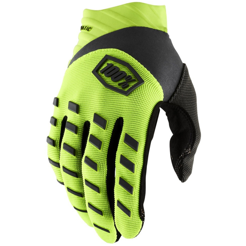 Motokrosa cimdi 100% - ASV AIRMATIC dzelteni melni