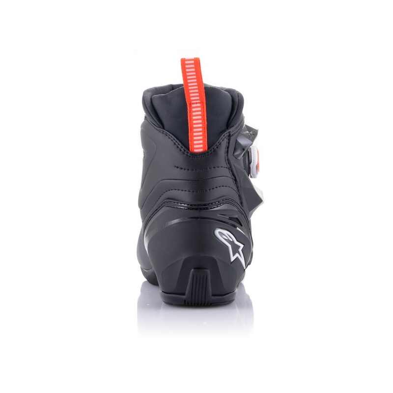 Alpinestars SP-2 melni-balti-fluo sarkani motocikla zābaki