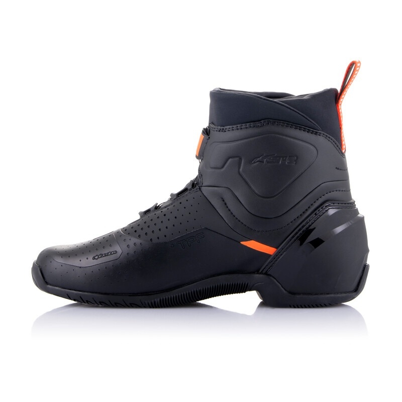 Alpinestars SP-2 melni-balti-fluo sarkani motocikla zābaki