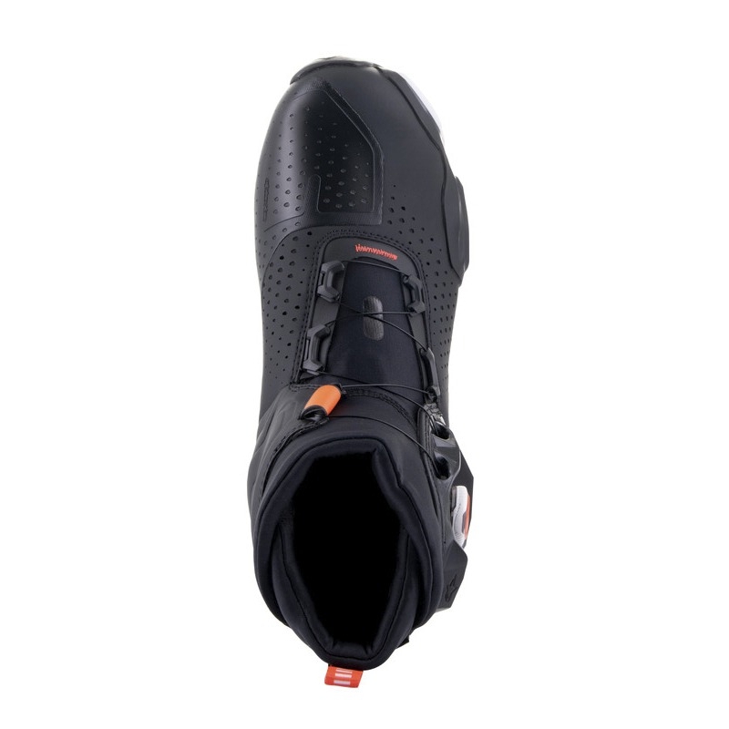 Alpinestars SP-2 melni-balti-fluo sarkani motocikla zābaki