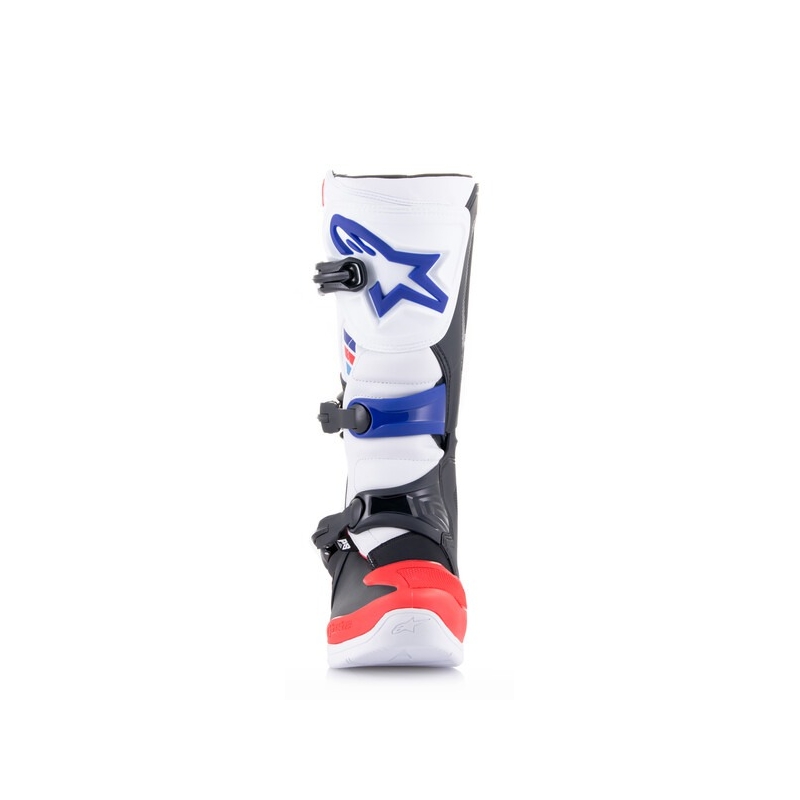 Alpinestars TECH 3 motokrosa zābaki balti-melni-mieli-sarkani