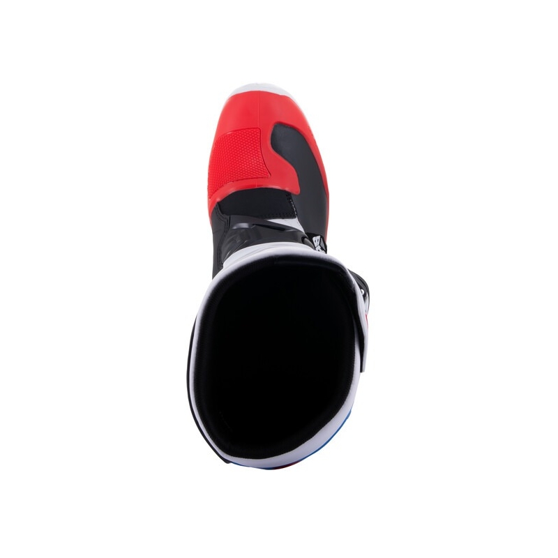 Alpinestars TECH 3 motokrosa zābaki balti-melni-mieli-sarkani