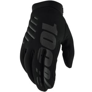 Bērnu motokrosa cimdi 100% - ASV BRISKER melni