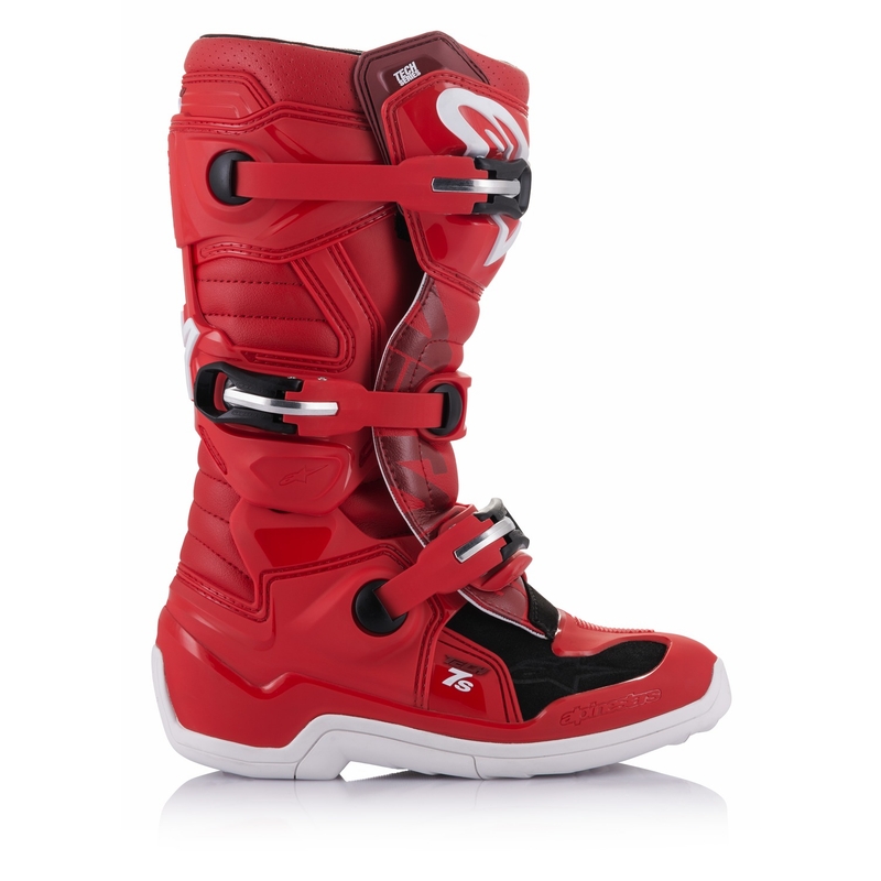 Bērnu motociklu zābaki Alpinestars Tech 7 S Red