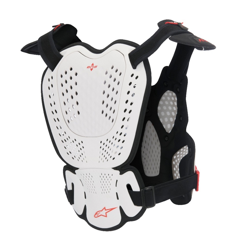 Alpinestars A-1 Roost Guard CE2 balts-melns-sarkans