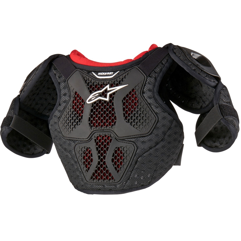 Alpinestars Bionic Kickstart bērnu ķermeņa aizsarglīdzeklis Black-Red