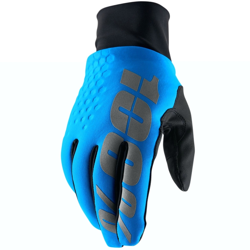 Motokrosa cimdi 100% HYDROMATIC BRISKER zili