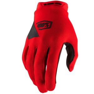 Motokrosa cimdi 100% RIDECAMP sarkani