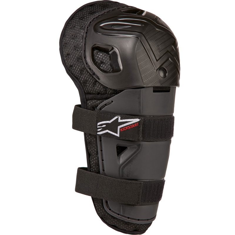 Alpinestars Bionic Kickstart ceļa spilventiņi bērniem melni un sarkani