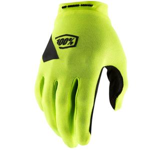 Motokrosa cimdi 100% RIDECAMP fluo dzelteni