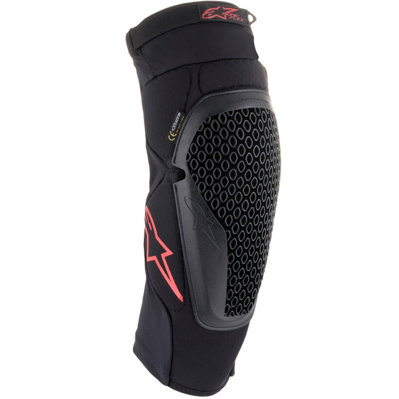 Alpinestars Bionic Flex ceļa spilventiņi melni un sarkani