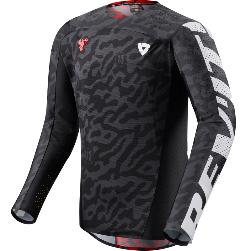 Revit Thirteen motokrosa krekliņš melns