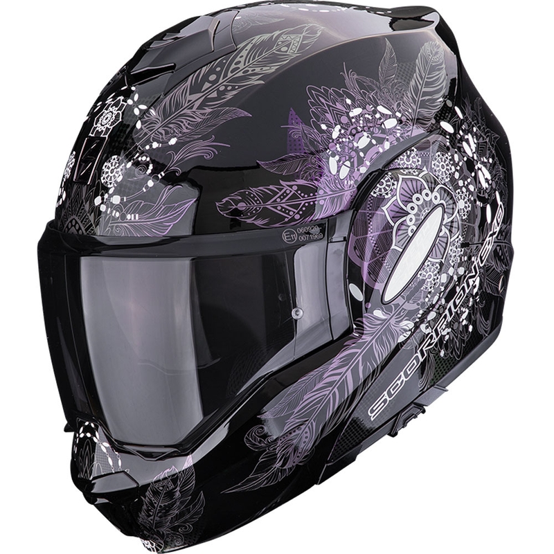 Scorpion EXO-TECH EVO Dream melnā hameleona tipa ķivere