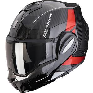 Saliekamā moto ķivere Scorpion EXO-TECH EVO Carbon CAD melna-arkana