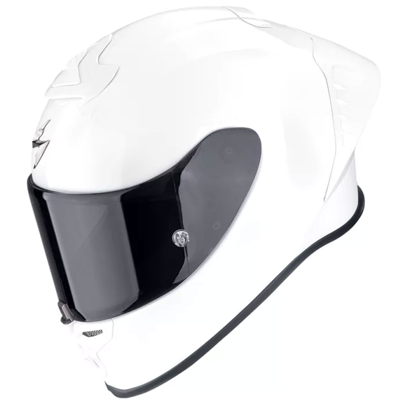 Integrālā motociklistu ķivere Scorpion EXO-R1 EVO II AIR perlamutra balta