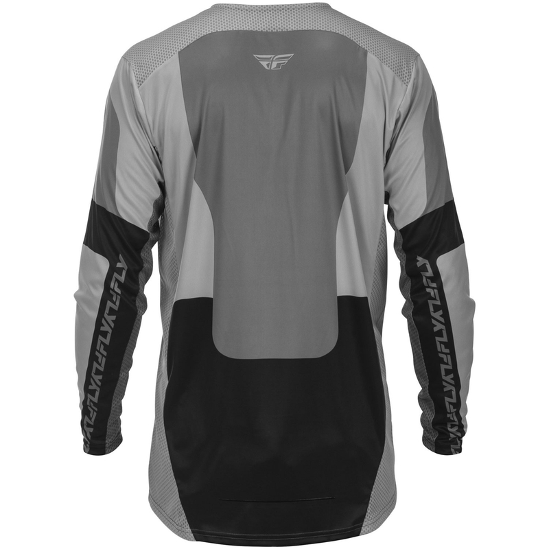 Motokrosa krekliņš FLY Racing Lite pelēk- melns
