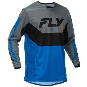 Motokrosa krekliņš FLY Racing Kinetic USA zils-pelēks-melns