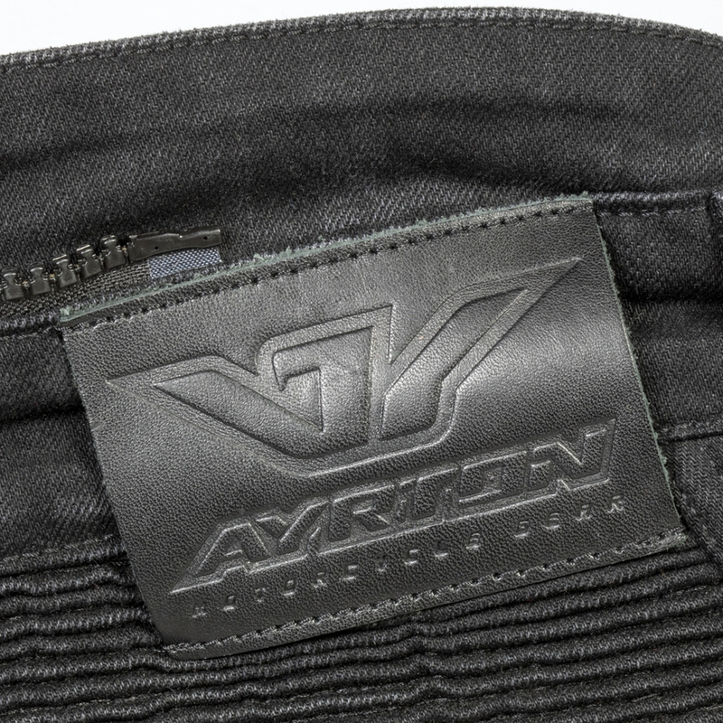 Sieviešu motociklu džinsi Ayrton 505 melni